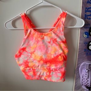 lululemon cropped tank/sports bra